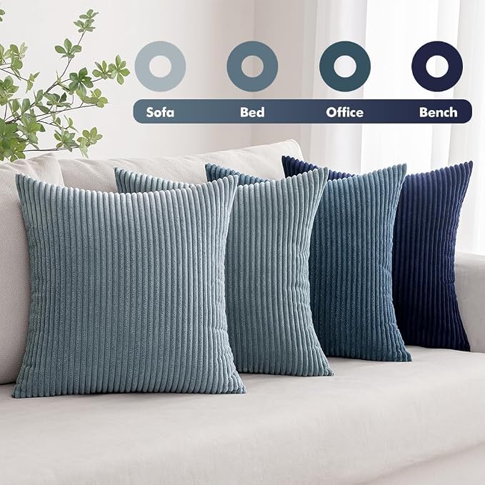 MIULEE Boho Farmhouse Throw Pillow Covers 20x20 Inch Set of 4 Western Neutral - Image 5