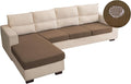 Water Repellent L Shaped Couch Covers 4 Pieces Sofa Seat Cushion Slipcovers by TOPYUMH