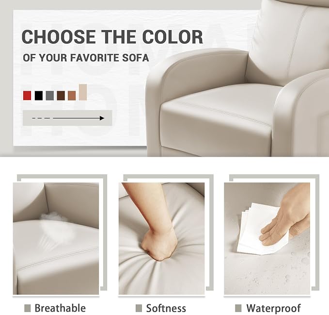 Homall Recliner Chair, Recliner Sofa - Image 8