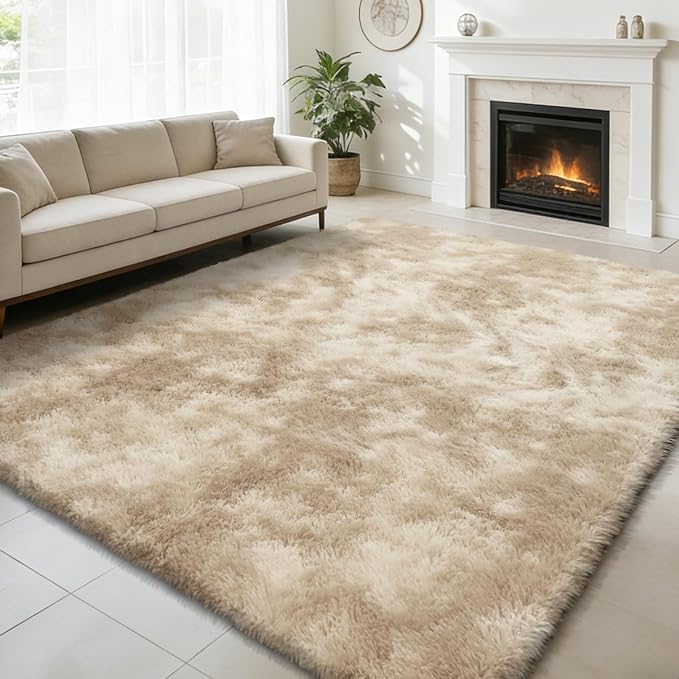 Ultra Soft Fluffy Area Rugs for Bedroom Living Room 10x14, Nursery Rug by yulidayang