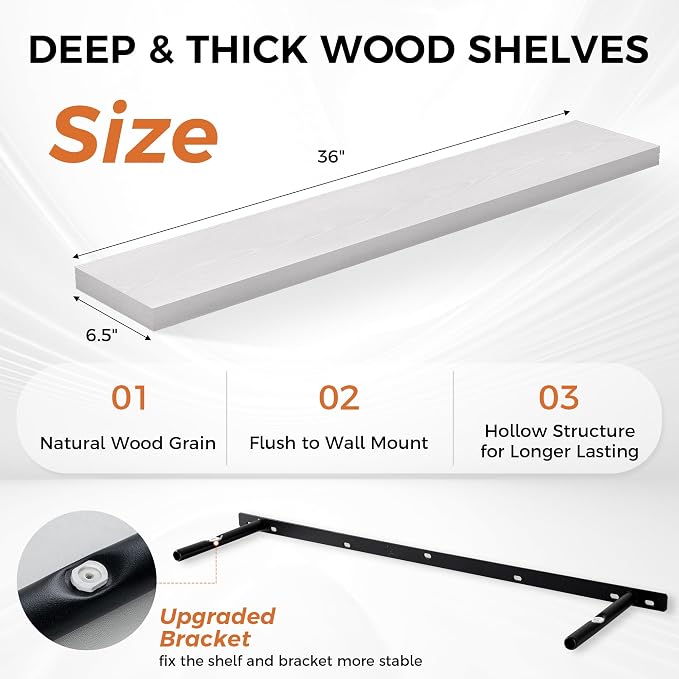Fun Memories 36Inch Floating Shelves - Image 3