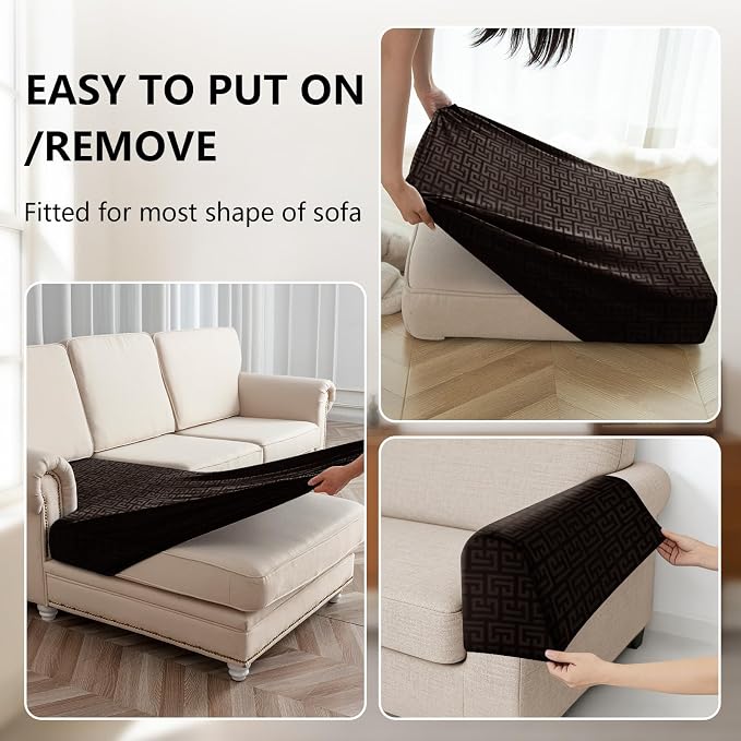 UNBBRRL Stretch Couch Armrest Covers - Image 4