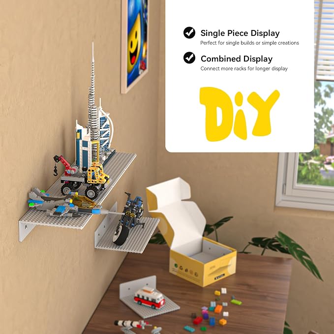 BlissBox 6-Pack Floating Display Shelves - Image 4