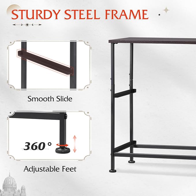WLIVE Night Stand Set 2, Dresser and Nightstand Sets, Small Dresser - Image 6