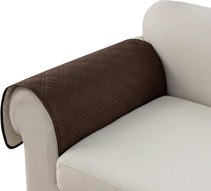 Genina Sofa Armrest Cover, Anti-Slip Armchair Slipcovers by Genina