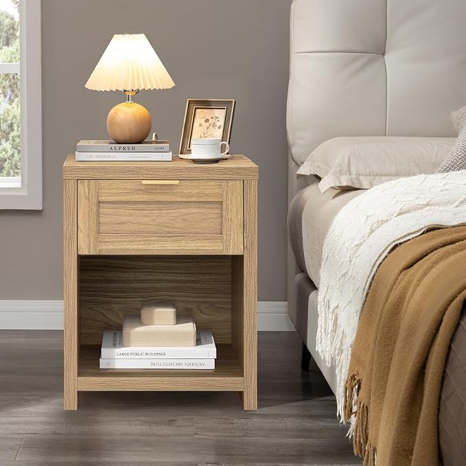 OAKHAM HOME Nightstands, Boho End Table - Image 7