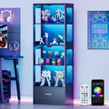 Lamtor 67-inch Glass Display Cabinet – Curio Cabinet by Lamtor