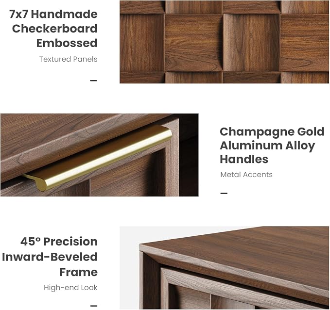 COLAMY TV Stand with Two Doors, Entertainment Center 59" with Adjustable - Image 6