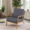 VINGLI Upgraded Premium Corduroy Accent Chair, Upholstered Arm Chair, Solid by VINGLI