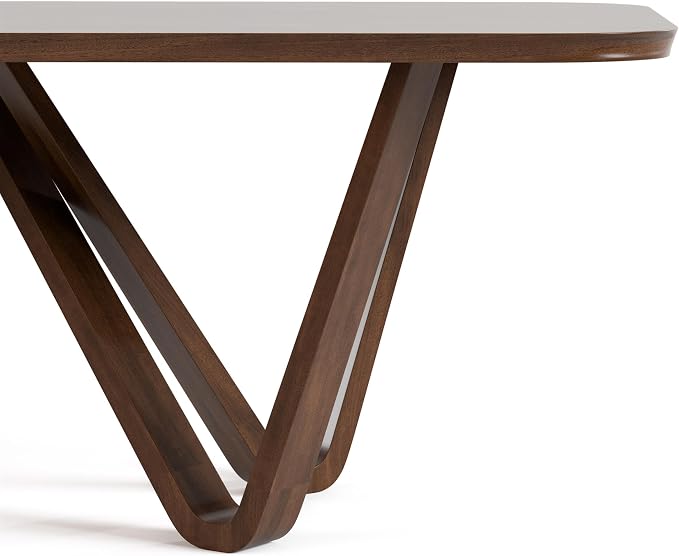 Furniture of America Nazaen I 94.5" Mid-Century Modern Solid Wood Live Edge - Image 7