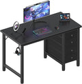 Lufeiya Small Gaming Desk with 4 Drawers, 40 Inch Kids Girls Teen Cute Study by LUFEIYA