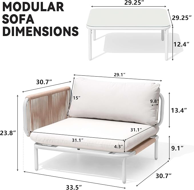 Crestlive Products Outdoor Patio Furniture Set - Image 2
