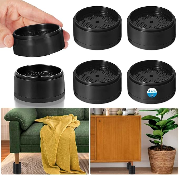 Bed Risers 1 inch, 2 inch, 3 inch, 4 inch Heavy Duty, Adjustable Furniture Riser - Image 7