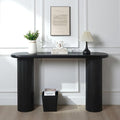 56" Wood Console Table for Entryway, Modern Sofa Table for Living Room by HanStrong
