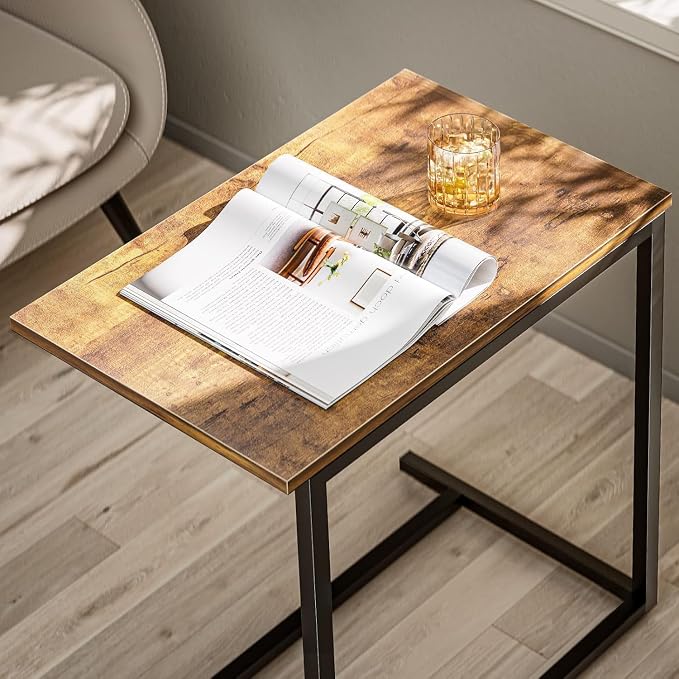 Pipishell C Shaped End Table Set of 2, Side Table - Image 2