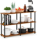Furinno TURN-N-TUBE Storage Shelves, 3-Tier 47.4 Wide Book Shelf, Corner Shelf by Furinno-FitsYourSpaceFitsYourBudget
