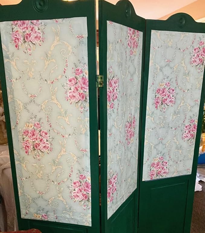 Vintage Floral Self Adhesive Wall Paper Shelf Liner Funitures Dresser Drawer - Image 3