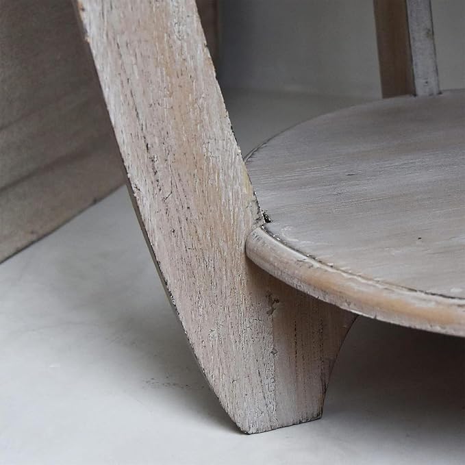 COZAYH Set of 2 Rustic Farmhouse End Tables - Image 9