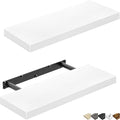 QEEIG Floating Shelves for Wall Bathroom Shelf Bedroom Kitchen Living Room by QEEIG