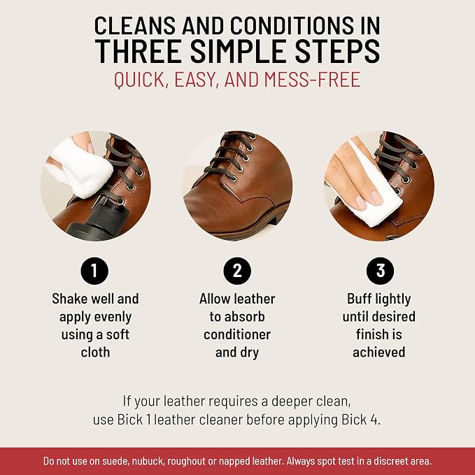 Bickmore Bick 4 Leather Conditioner and Leather Cleaner 16 oz - Image 4