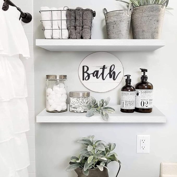 QEEIG Floating Shelves for Wall 23.6" Long - Image 2