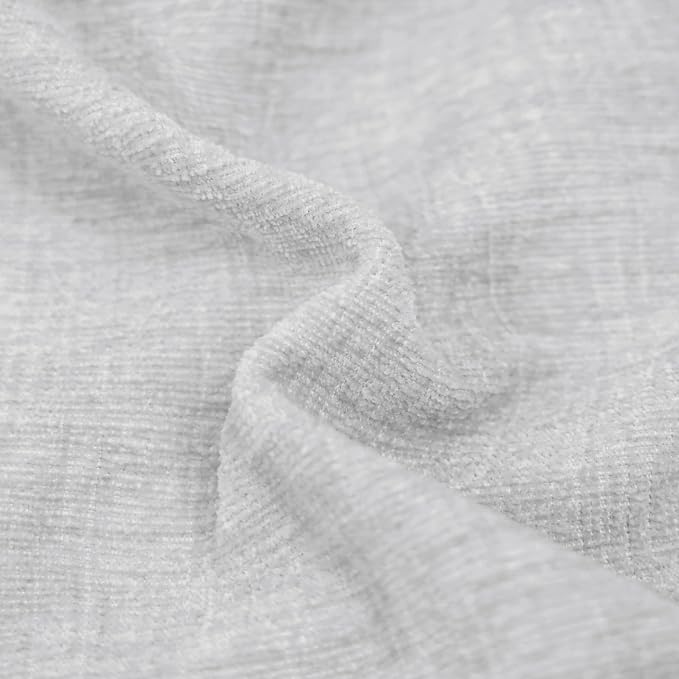 CaliTime Throw Pillow Covers Decorative 22 X 22 Inches Pack of 2 Cozy Chenille - Image 2