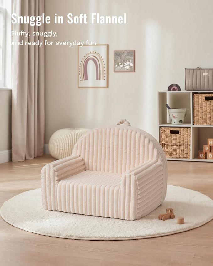 Blissful Diary Toddler Chair, Snuggly Soft Kids Sofa Chair, Supportive Toddler - Image 7