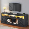 YITAHOME TV Stand for 75/80 Inch TV, Media Furniture TV Table by YITAHOME