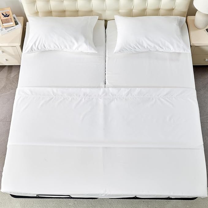 Kingnex Half Split Top King Sheets Set - Image 5