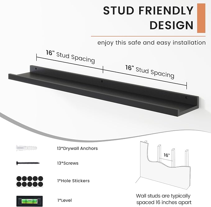 FLYJOE Floating Picture Ledge Shelves - Image 5