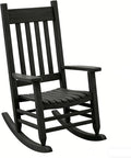 Oversized Outdoor Wooden Rocking Chair by Unknown