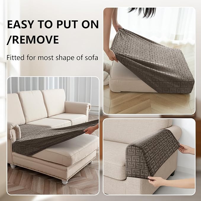 UNBBRRL Stretch Couch Backrest Cushion Cover - Image 4