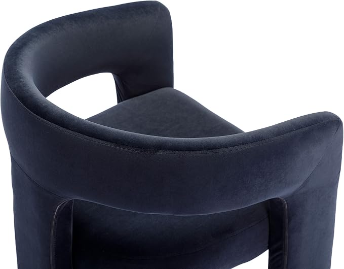 VESCASA Velvet Barrel Dining Chair - Image 9