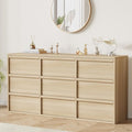 Garvee 9 Dresser for Bedroom, 58.7" Wide Dresser, Freestanding Horizontal Drawer by Garvee