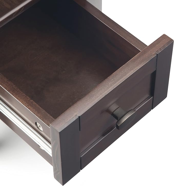 SIMPLIHOME Warm Shaker Solid Wood 14 inch Wide Transitional-Style Narrow Sides - Image 6