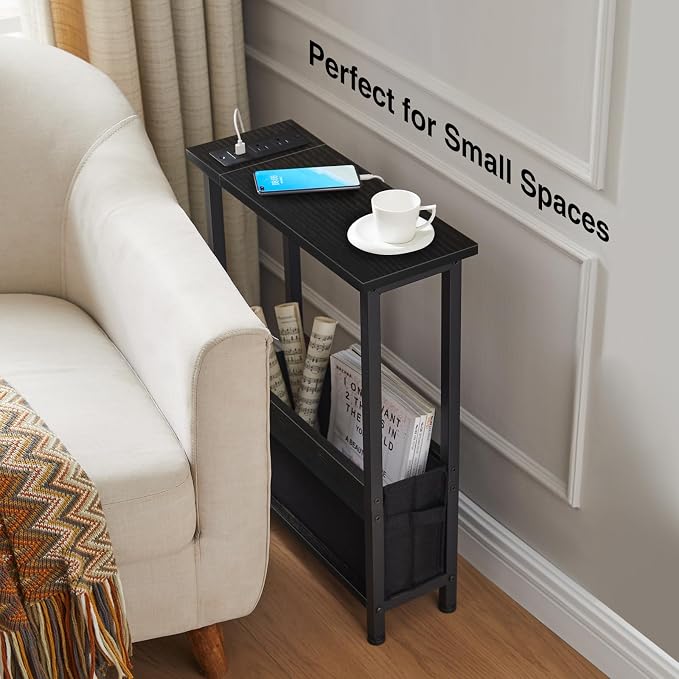 BAMGROW Slim Charging End Table - Image 4