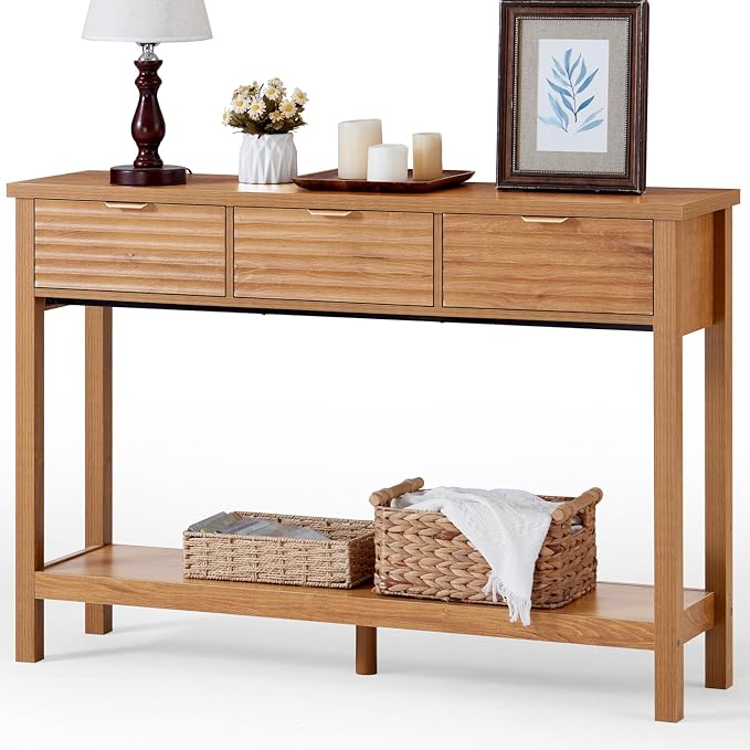 LEYAOYAO Fluted 47.2" Console Table by LEYAOYAO-Findtheshiningpointofyourideallife%EF%BC%81