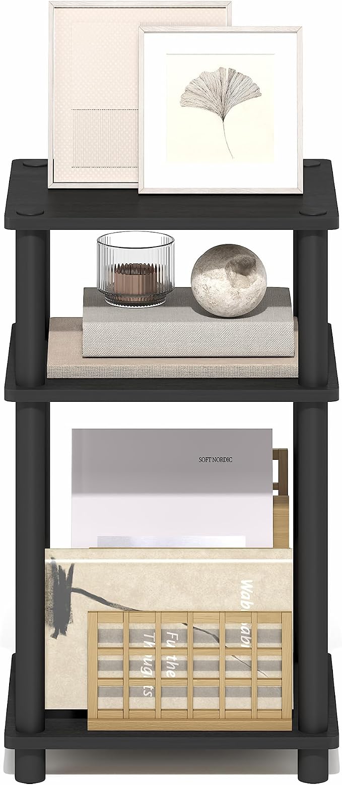 Furinno Turn-N-Tube Side Table, 3-Tier End Table - Image 6