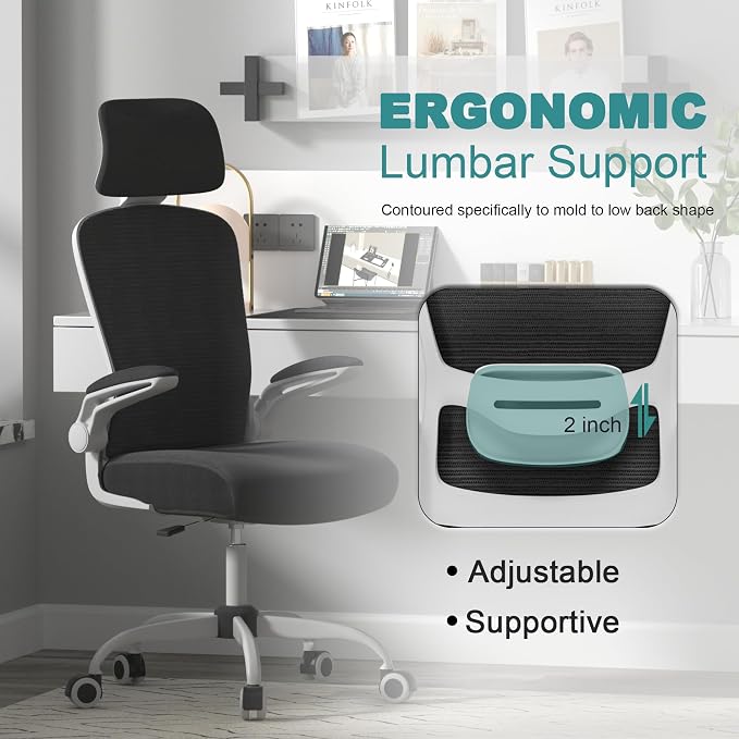 Mimoglad Office Chair, Comfy Desk Chair - Image 3