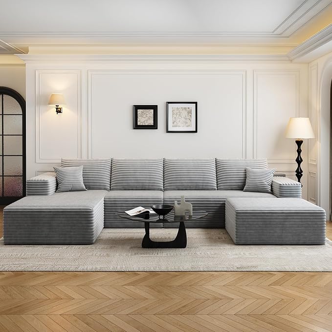 135.4" Cloud Modular Sectional Sofa - Image 9