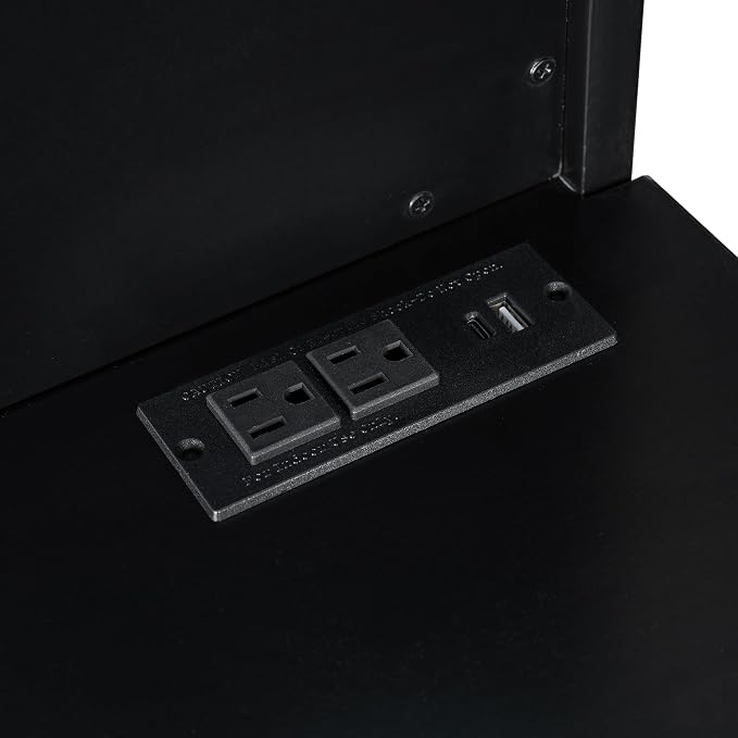 Modern Gaming Loft Bed with Built-in Desk, LED Lighting & Charging Hub – Full - Image 7