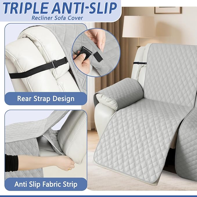 Arfntevss Recliner Sectional Couch Covers 1OO% Waterproof L Shape Sofa Cover - Image 4