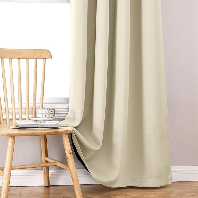 ChrisDowa 100% Blackout Curtains 84 inch Long - Image 6