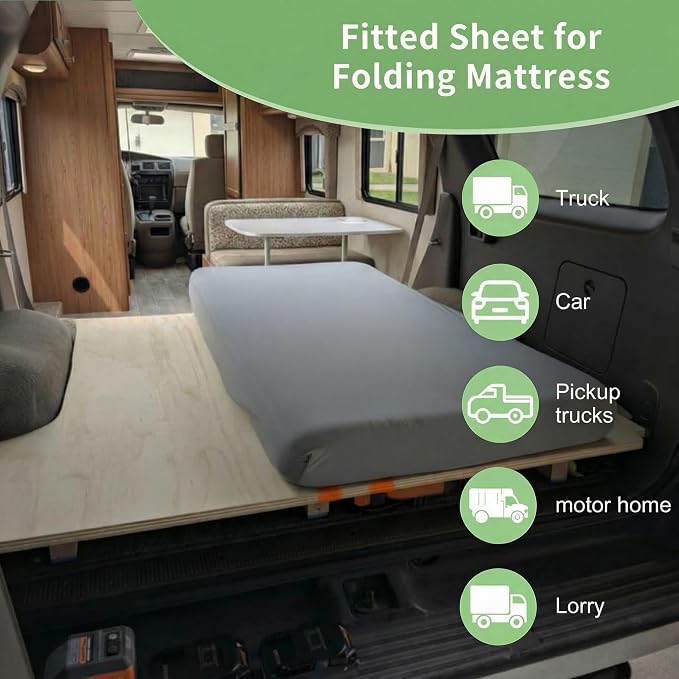 Stretchy Full Size Fitted Sheet - Image 5