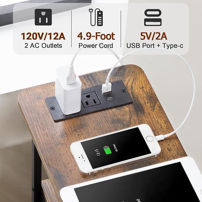 LOAKEKEL Narrow Nightstand - Image 5