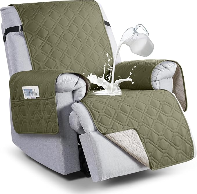 VANSOFY 100% Waterproof Recliner Chair Covers, Recliner Cover Non-Slip Dog by VANSOFYFURNITURECOVERS
