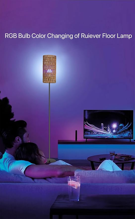 Ruiever Floor Lamp for Living Room, Farmhouse Floor lamp, Modern Standing lamp - Image 6