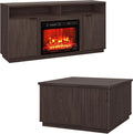 2-Piece Fluted Living Room Set Includes 31.5" Fluted Lift Top Coffee Table by PATIOCHIC