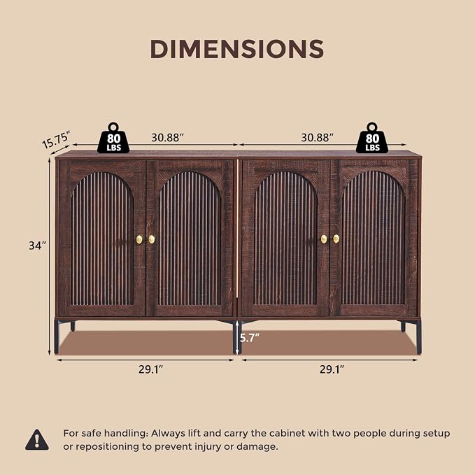 IFGET Modern Buffet Cabinet - Image 2