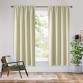 RYB HOME Bedroom Blackout Curtains 72 inches Long, 100% Blackout Thermal by RYBHOME